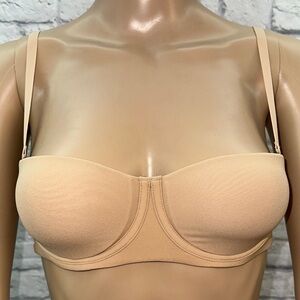 Seamless Tan Underwire Bra